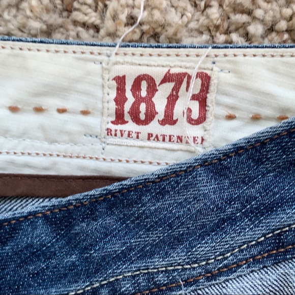 LEVI's Copper 1873 denim jeans 100% cotton button fly 25x32 - Picture 6 of 16